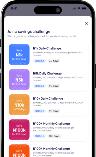 Northquest Finance savings challenges screen